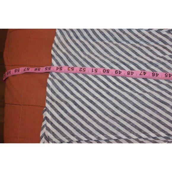 JOIE Womens Striped Linen Sleeveless Maxi Dress With Tie Back Detail Size M - Picture 9 of 9